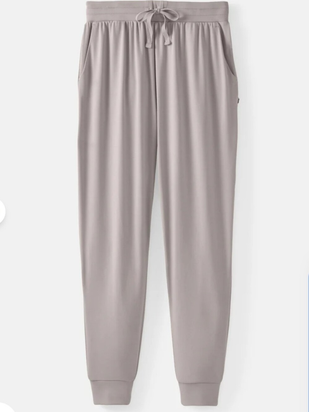 @Womens Light Taupe Drawstring Jogger Pants